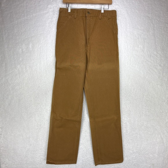 Carhartt Washed Duck Work Pants B11 BRN 34x36 Mens Brown NOS NWT